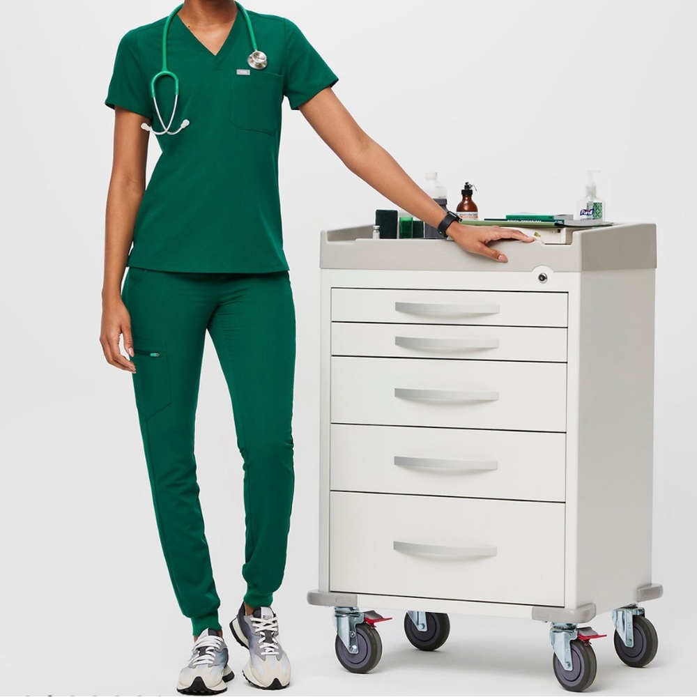 Figs Hunter Green Scrub Set